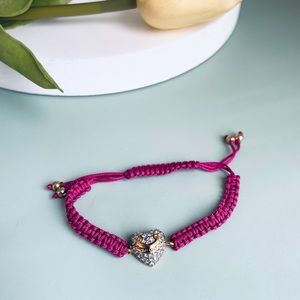 Juicy Couture Adjustable rope bracelet
